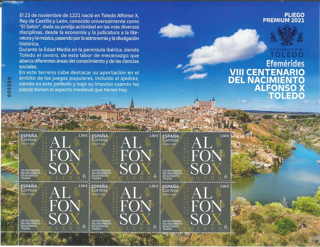 2021 nº 115 EFEMÉRIDES. VIII CENTENARIO DEL NACIMIENTO DE ALFONSO X
