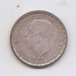 SUECIA DEL AÑO 1949 DE 1 KRONA TS