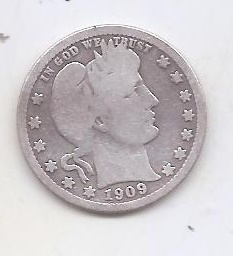 ESTADOS UNIDOS DEL AÑO 1909 DE 4 DOLARES