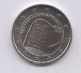 ESTONIA DEL AÑO 2022 DE 2 EUROS CONMEMORATIVAS