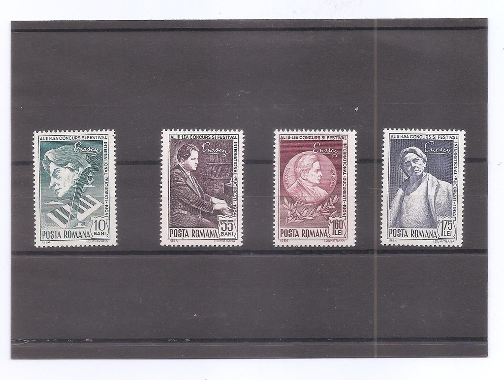 RUMANIA DEL AÑO 1964 PERSONAJES