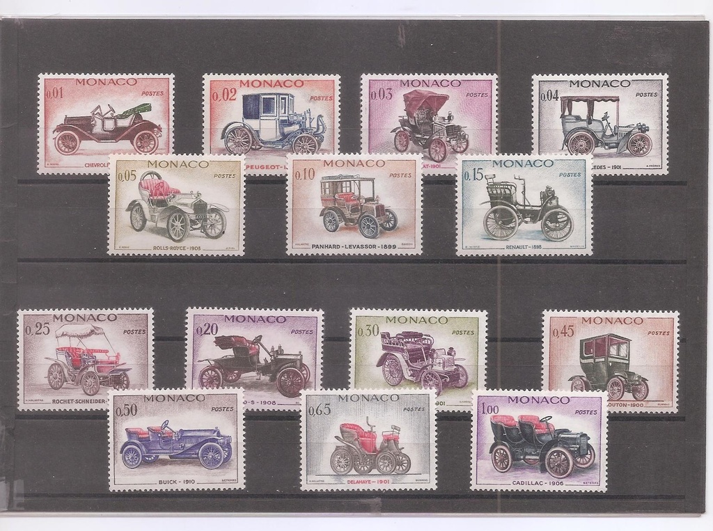 MONACO DEL AÑO 1961 COCHES