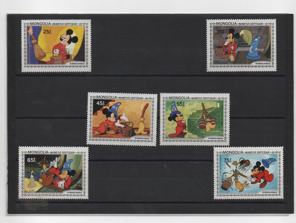 MONGOLIA DEL AÑO 1983 DE WALT DISNEY