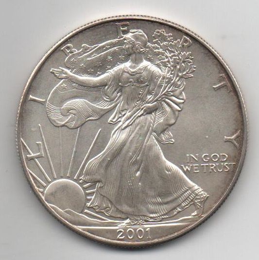 ESTADOS UNIDOS DEL AÑO 2001 DE 1 DOLAR LIBERTY