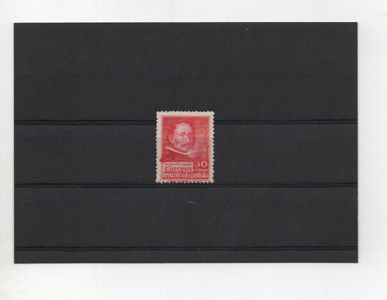 ESPAÑA DEL AÑO 1937 Nº 726 III CENTENARIO DE LA MUERTE DE GREGORIO FERNANDEZ **