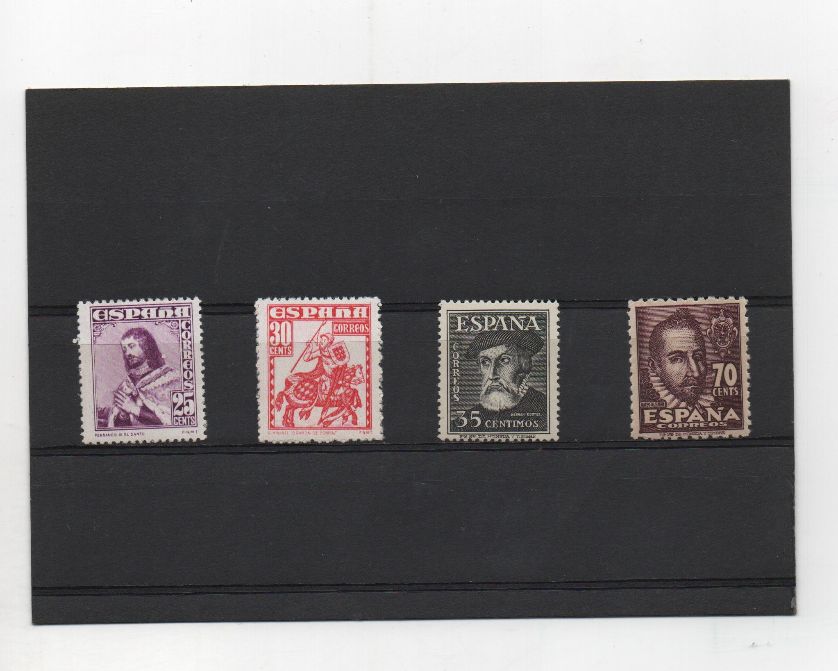 ESTADO ESPAÑOL (FRANCO) DEL AÑO 1948 Nº 1033/36 ** PERSONAJES