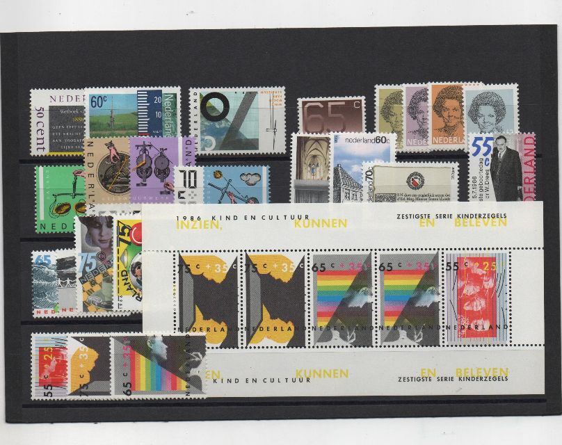 COLECCION SELLOS HOLANDA 1987