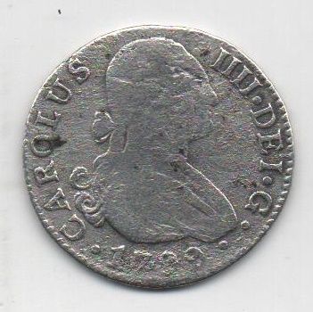 ESPAÑA CARLOS IV DEL AÑO 1799 DE 2 REALES