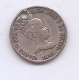 ESPAÑA ISABEL II DEL AÑO 1847 DE 1 REAL