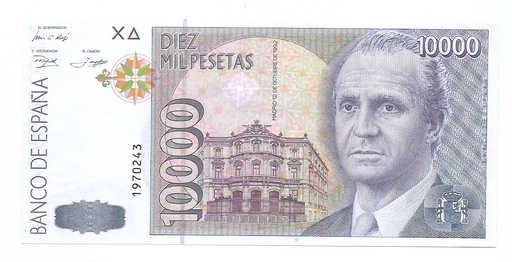 REINADO JUAN CARLOS I AÑO 1992 DE 10000 PTS