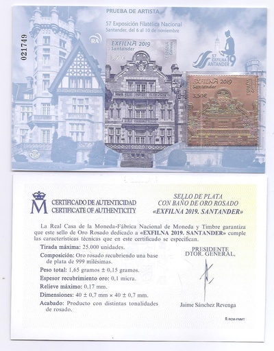 EXFILNA SANTANDER 2019. PRUEBA Nº 145