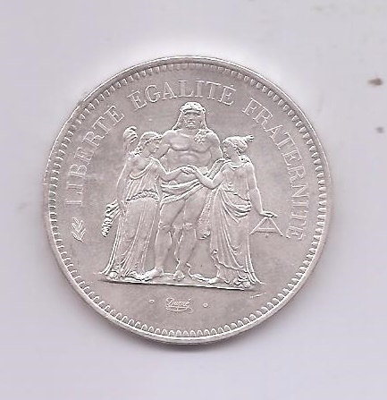 FRANCIA DEL AÑO 1977 DE 50 FRANCOS
