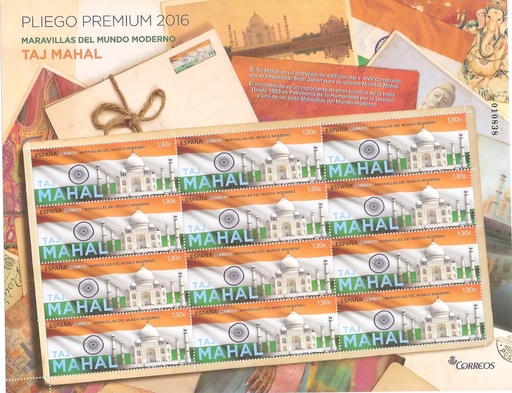 2016 Nº 39 MARAVILLAS DEL MUNDO MODERNO TAJMAHAL