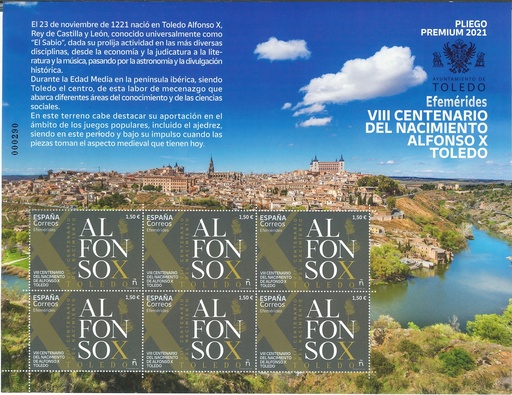 2021 nº 115 EFEMÉRIDES. VIII CENTENARIO DEL NACIMIENTO DE ALFONSO X