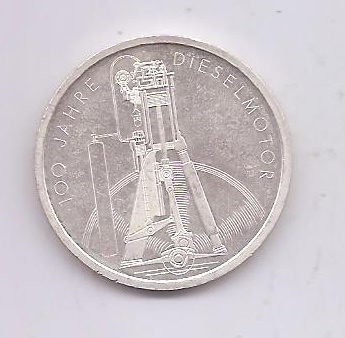 ALEMANIA FEDERAL DEL AÑO 1997 LETRA F DE 10 MARCOS
