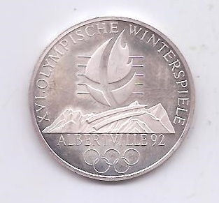 AUSTRIA DEL AÑO 1992 CASINO ALBERTVILLE DE 100 SCHILLING