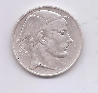 BELGICA DEL AÑO 1948 DE 50 FRANCOS