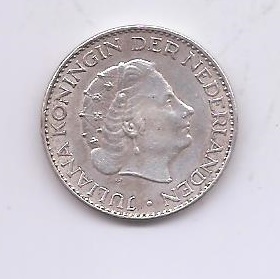 HOLANDA DEL AÑO 1965 DE 1 GULDEN