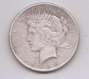 ESTADOS UNIDOS DEL AÑO 1925 DE 1 DOLAR