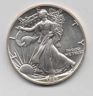 ESTADOS UNIDOS DEL AÑO 1989 DE 1 DOLAR