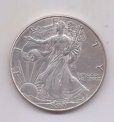 ESTADOS UNIDOS DEL AÑO 2000 DE 1 DOLAR