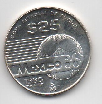 MEXICO DEL AÑO 1985 DE 25 PESOS