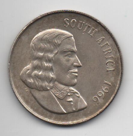 SUDAFRICA DEL AÑO 1966 DE 1 RAND
