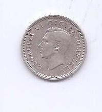 GRAN BRETAÑA DEL AÑO 1940 DE 3 PENIQUES