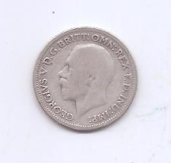 GRAN BRETAÑA DEL AÑO 1935 DE 6 PENIQUES