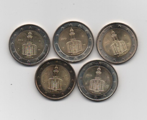 ALEMANIA DEL AÑO 2015 DE 2 EUROS CONMEMORATIVAS