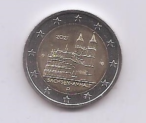 ALEMANIA DEL AÑO 2021 DE 2 EUROS CONMEMORATIVAS