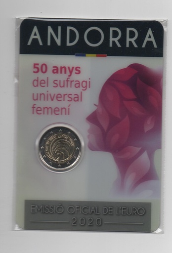 ANDORRA DEL AÑO 2020 BLISTER