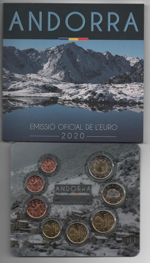ANDORRA DEL AÑO 2020 EUROSET FDC