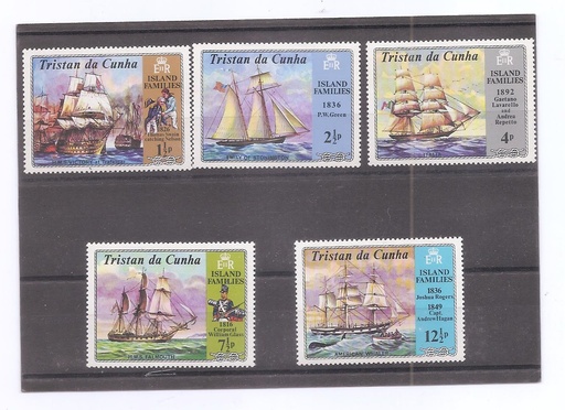 TRISTAN DA CUNHA DEL AÑO 1971 BARCOS