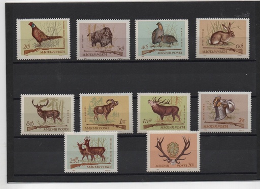 HUNGRIA DEL AÑO 1964 FAUNA VARIADA