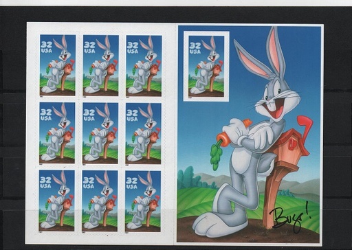 E. UNIDOS DEL AÑO 1997 BUGS BUNNY