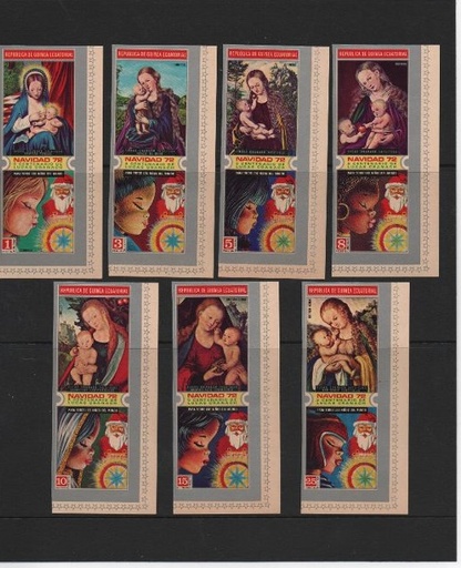 COLECCION SELLOS GUINEA ECUATORIAL DEL AÑO 1972