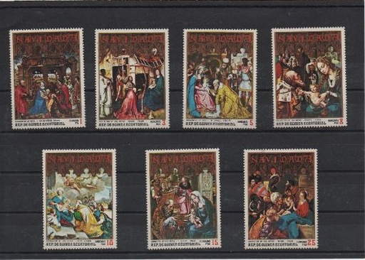 COLECCION SELLOS GUINEA ECUATORIAL DEL AÑO 1973