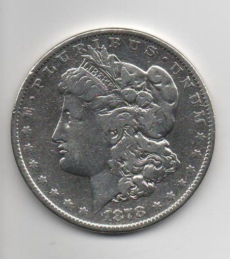 ESTADOS UNIDOS DEL AÑO 1878 DE 1 DOLAR