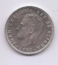ESPAÑA DEL AÑO 1980*82 DE 25 PESETAS