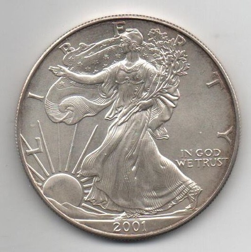 ESTADOS UNIDOS DEL AÑO 2001 DE 1 DOLAR LIBERTY