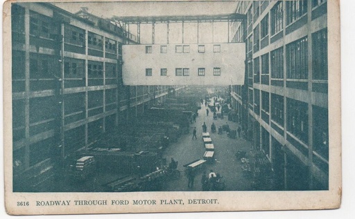 POSTAL Nº 15 ESTADOS UNIDOS DETROIT FORD