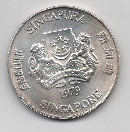 SINGAPUR DEL AÑO 1979 DE 10 DOLARES
