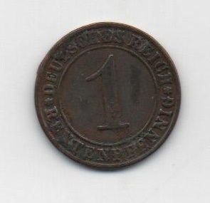 ALEMANIA DEL AÑO 1923 IMPERIO REPUBLICA WEIMAR LETRA A DE 1 REICHSPFENNIG