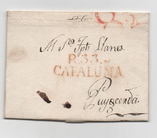 ESPAÑA Nº 15 CATALUÑA-REUS DEL 9-09-1833