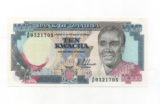 ZAMBIA DEL AÑO 1992 DE 20 KWACHA