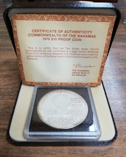 BAHAMAS DEL AÑO 1978 DE 10 DOLARES
