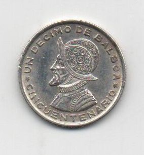 PANAMA DEL AÑO 1953 DE 1/10 BALBOA