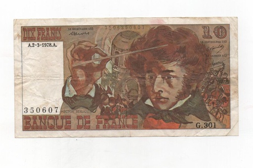 FRANCIA DEL AÑO 1978 DE 10 FRANCOS