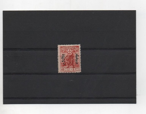 ESPAÑA DEL AÑO 1938 Nº 768 CRUZ ROJA ESPAÑOLA AEREO **